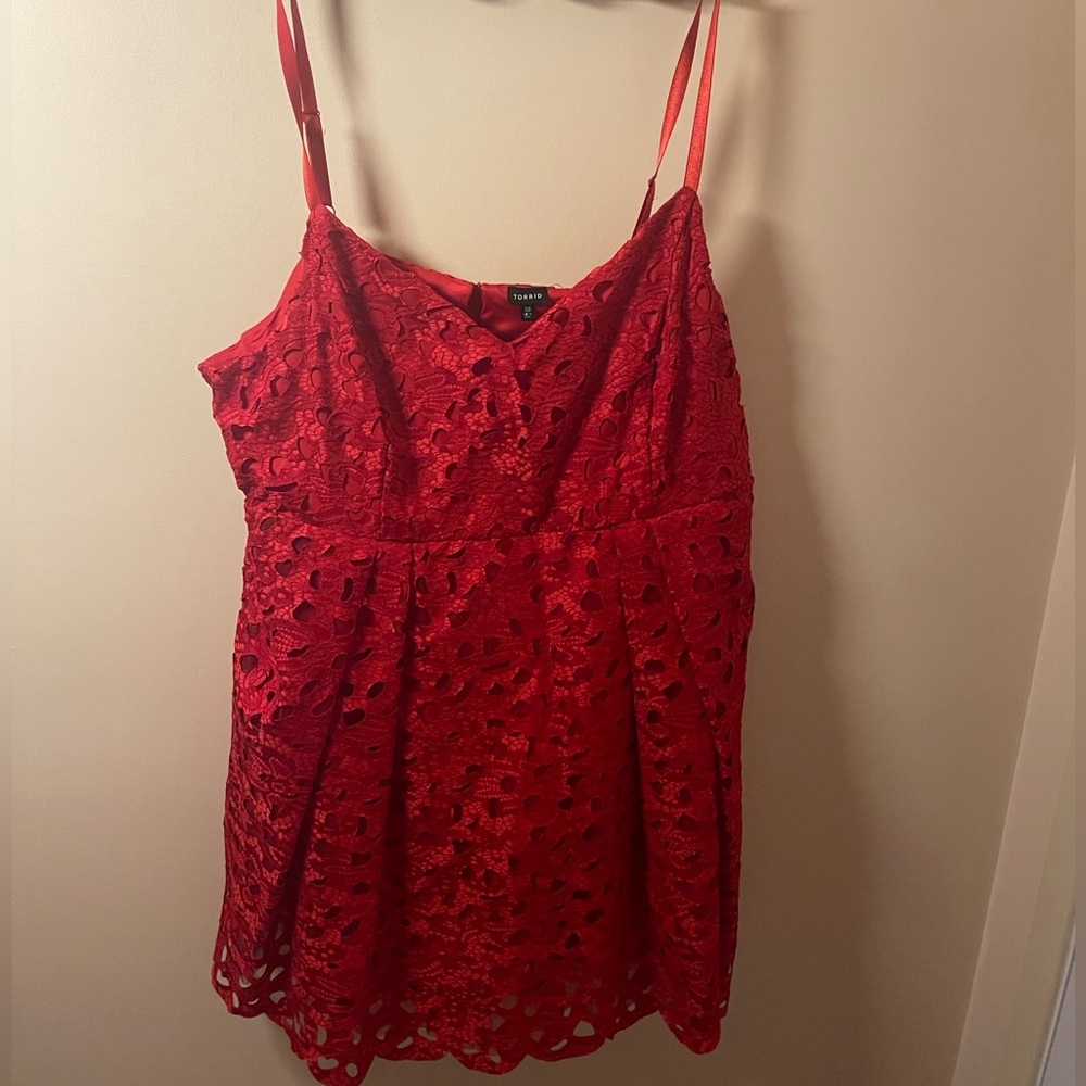 Torrid Red evening dress size 30